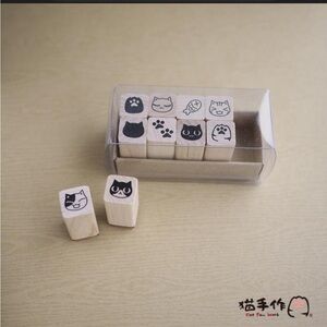 "Mini Cat" Japanese Neko Stamp Set | 10 Stamps I Handmade
Cat Stamps - New